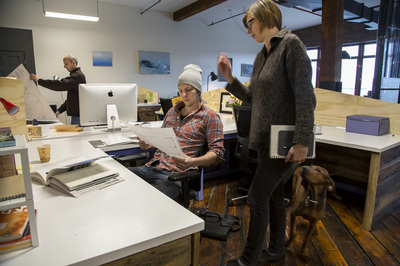 Conference room ready for professional meetings and client presentations.